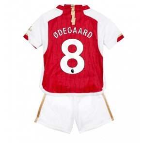 Arsenal Martin Odegaard #8 kläder Barn 2023-24 Hemmatröja Kortärmad (+ korta byxor)